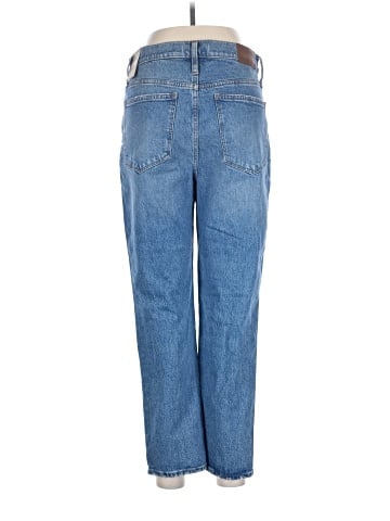 Madewell Classic Straight Jeans in Nearwood Wash (view 2)