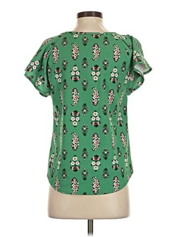 Ann Taylor Short Sleeve Blouse (view 2)