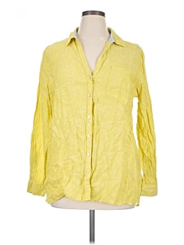 Sigrid Olsen Long Sleeve Button-Down Shirt (view 1)