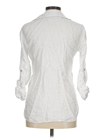 Zara 3/4 Sleeve Button-Down Shirt (view 2)