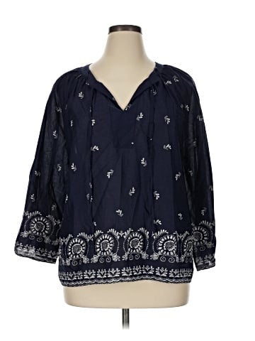 Lane Bryant 3/4 Sleeve Blouse (view 1)