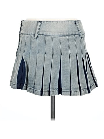 Kimchi Blue Denim Skirt (view 2)