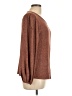 Green Envelope Brown Pullover Sweater Size L - photo 4