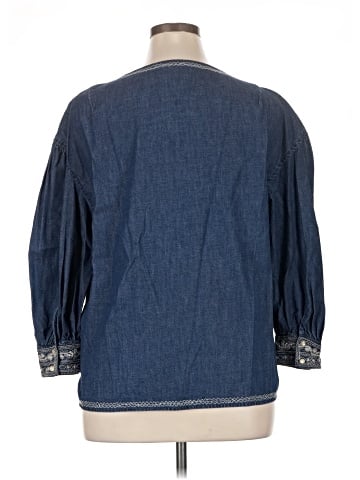 Lauren by Ralph Lauren 3/4 Sleeve Blouse (view 2)