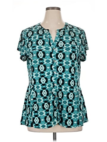 Dana Buchman Short Sleeve Blouse (view 1)