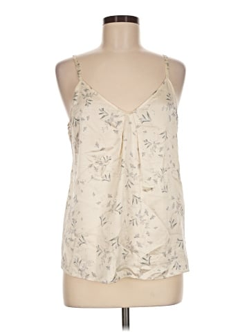 Vince. Sleeveless Silk Top (view 1)