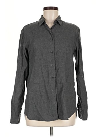 Uniqlo Long Sleeve Button-Down Shirt (view 1)