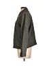 Eileen Fisher Argyle Gray Jacket Size L - photo 5
