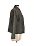 Eileen Fisher Argyle Gray Jacket Size L - photo 4