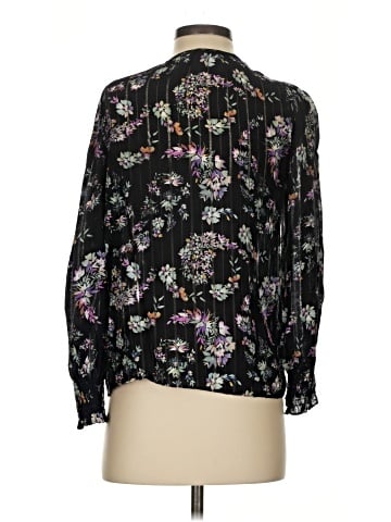 Rebecca Taylor Long Sleeve Silk Top (view 2)