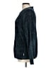 Orvis 100% Polyester Chevron-herringbone Teal Pullover Sweater Size L - photo 5