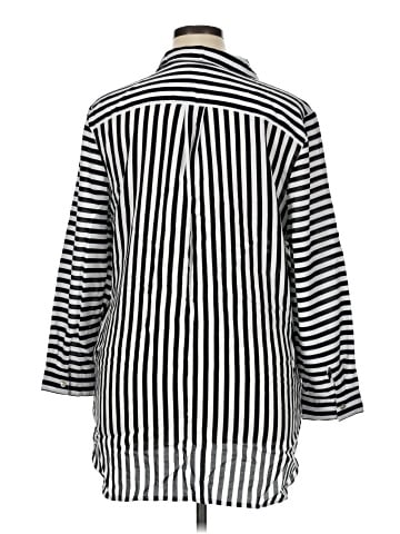 Chico's 3/4 Sleeve Button-Down Shirt (view 2)