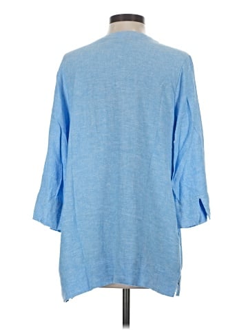 Lands' End 3/4 Sleeve Blouse (view 2)