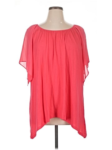 MICHAEL Michael Kors Short Sleeve Blouse (view 1)