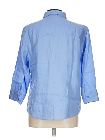 L.L.Bean 3/4 Sleeve Button-Down Shirt (view 2)