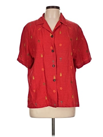 Erin London Short Sleeve Silk Top (view 1)