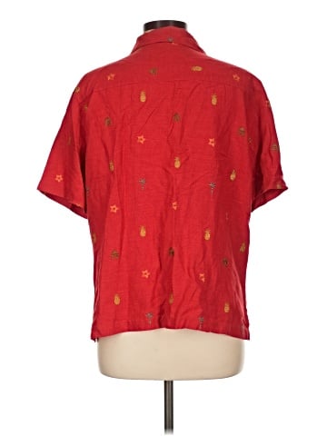 Erin London Short Sleeve Silk Top (view 2)