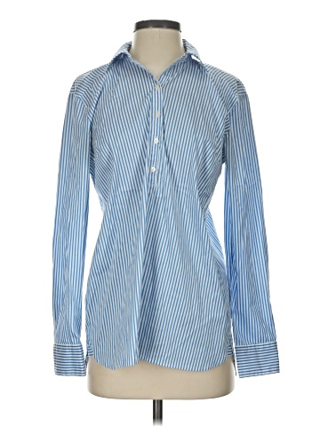 Ann Taylor Long Sleeve Button-Down Shirt (view 1)
