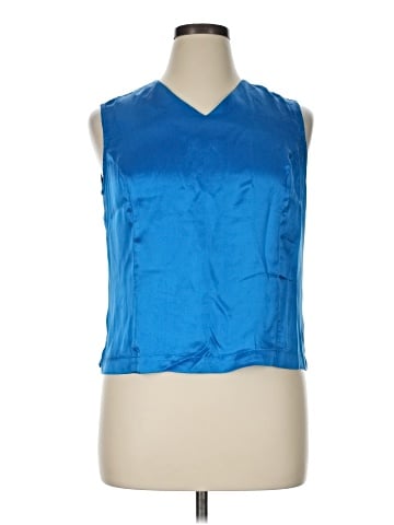 Lord & Taylor Sleeveless Silk Top (view 1)