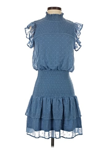 Aqua Casual Dress (view 1)