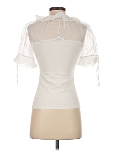 Anne Fontaine Short Sleeve Blouse (view 2)
