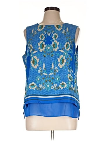 Rose + Olive Sleeveless Blouse (view 1)
