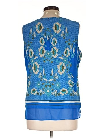 Rose + Olive Sleeveless Blouse (view 2)