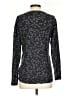 Gap 100% Cotton Animal Print Gray Pullover Sweater Size XS - photo 2