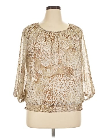 Cathy Daniels 3/4 Sleeve Blouse (view 1)