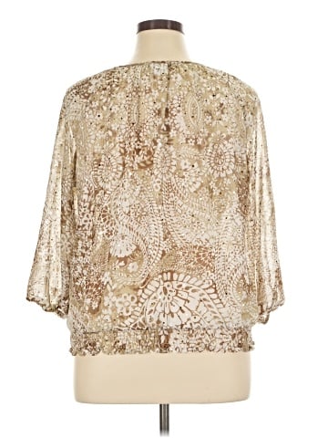 Cathy Daniels 3/4 Sleeve Blouse (view 2)