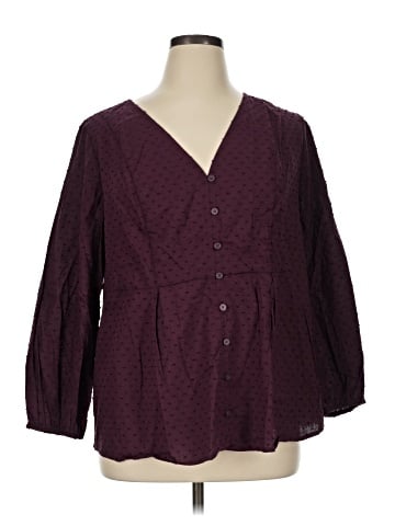 Lane Bryant 3/4 Sleeve Blouse (view 1)
