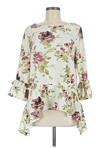 Gibson 3/4 Sleeve Blouse (view 1)