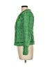 Boston Proper 100% Polyester Tweed Green Jacket Size 12 - photo 5