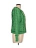 Boston Proper 100% Polyester Tweed Green Jacket Size 12 - photo 4