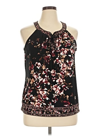 White House Black Market Sleeveless Blouse (view 1)