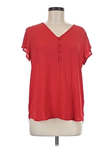 Ann Taylor LOFT Short Sleeve Blouse (view 1)