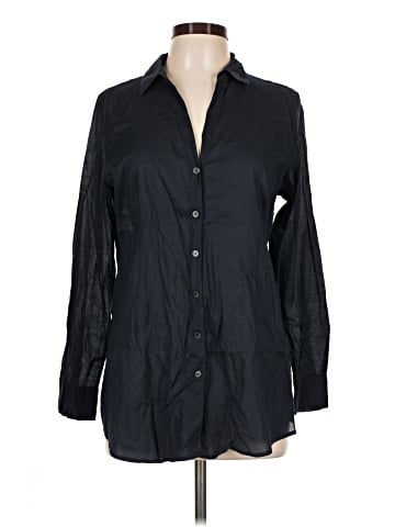 Eileen Fisher Long Sleeve Button-Down Shirt (view 1)