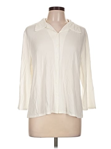 Elie Tahari 3/4 Sleeve Button-Down Shirt (view 1)