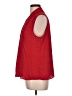 Talbots 100% Polyester Red Sleeveless Blouse Size L - photo 5