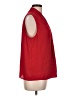 Talbots 100% Polyester Red Sleeveless Blouse Size L - photo 4
