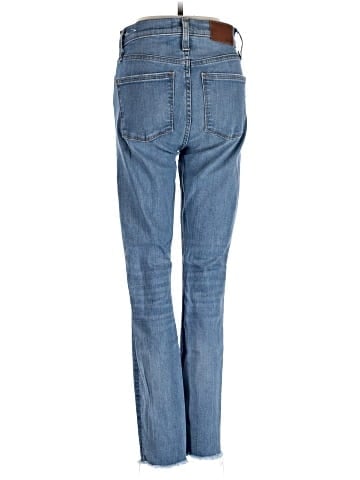 Madewell 9" High-Rise Skinny Jeans in Ontario Wash: Distressed-Hem Edition (view 2)