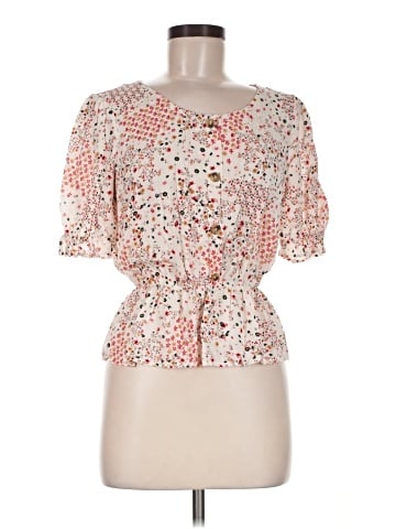 Everly Short Sleeve Blouse (view 1)