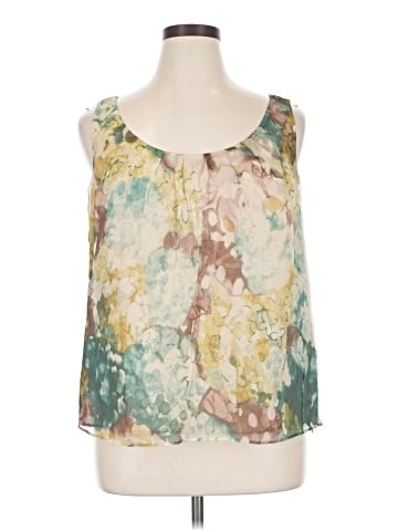 Lafayette 148 New York Sleeveless Silk Top (view 1)