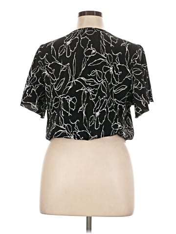 Astr Short Sleeve Blouse (view 2)