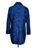 Chico's 100% Polyester Paisley Blue Coat Size Lg (2) - photo 2
