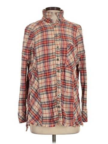 Free People Long Sleeve Button-Down Shirt (view 1)