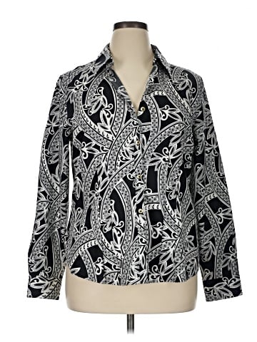 Foxcroft Long Sleeve Blouse (view 1)