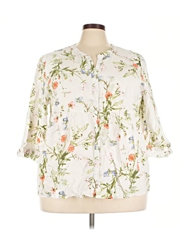 Jones & Co 3/4 Sleeve Blouse (view 1)