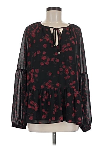 MICHAEL Michael Kors Long Sleeve Blouse (view 1)