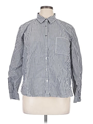 Ann Taylor LOFT Long Sleeve Button-Down Shirt (view 1)